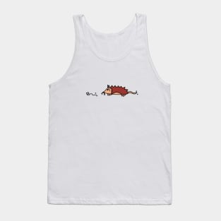 Cat-Hog Chasing A Mouse Tank Top